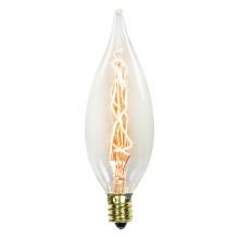  63220 - INCANDESCENT VICTORIAN STYLE CA10 SWIRL/ E12 / 25W / 120V Standard